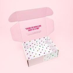 Fabricação de caixas de correio personalizadas Caixas de correio coloridas personalizadas com logotipo personalizado impresso, caixas de embalagem de roupas duráveis para chapéus