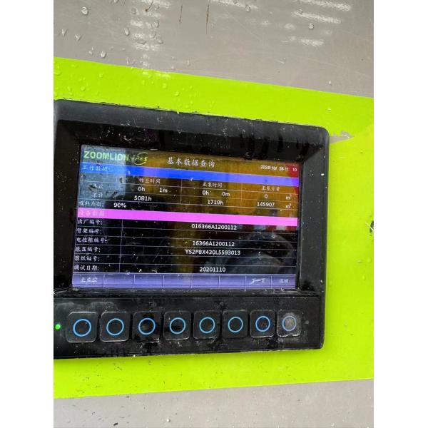 2021 Model Used Concrete Pump Truck Scania Chassis Zoomlion 63 Meter Concrete Pump