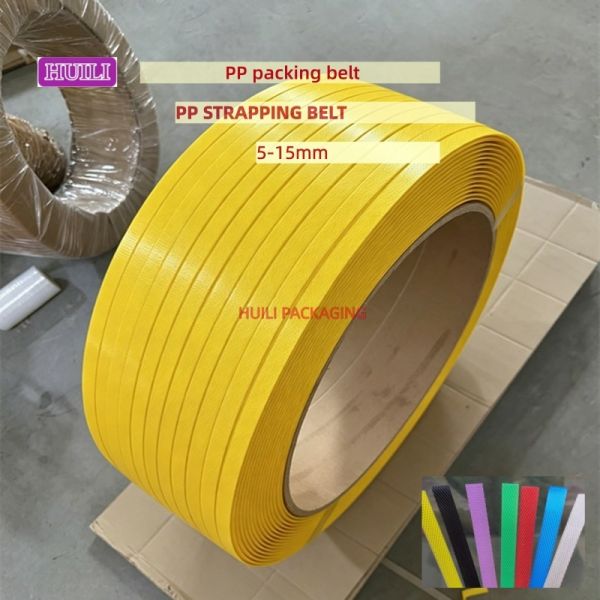 5mm PP strapping PP strapping belt transparent PP binding strap with high plasticity and bending resistance