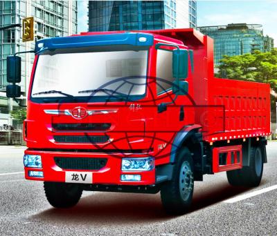 4x2 Double Axle Dump Truck , Multi Purpose 10 - 15 15 Tonne Tipper Truck