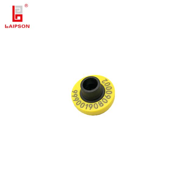 Etiquetas de orelha complacentes dos rebanhos animais de ISO11784/5 FDX-B HDX com diâmetro de 25mm