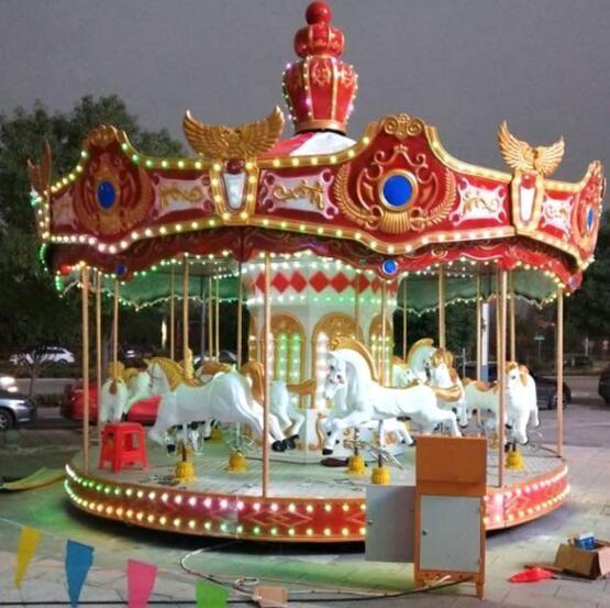 christmas carousel high-quality hot-selling carousel horse for sale kids merry go round animal horse