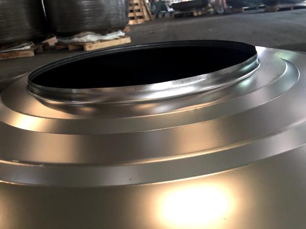 SS 316 aço inoxidável circular isolado tanques de armazenamento de água coberturas personalizadas