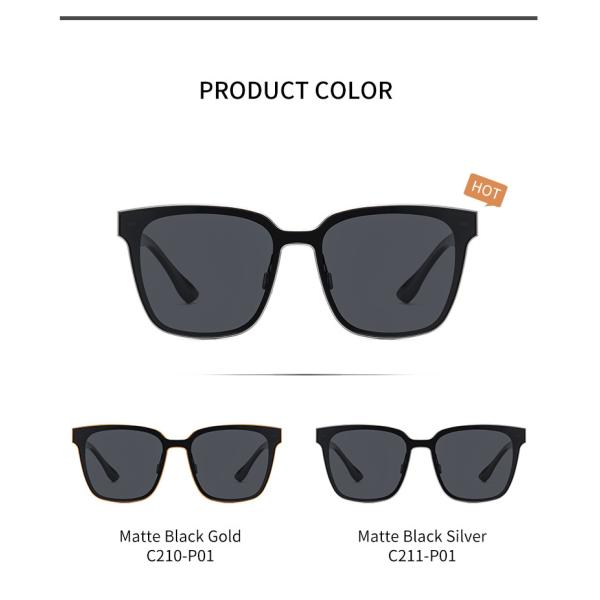 Unisex Outdoor Polarized Sunglasses Aluminum Magnesium Alloy