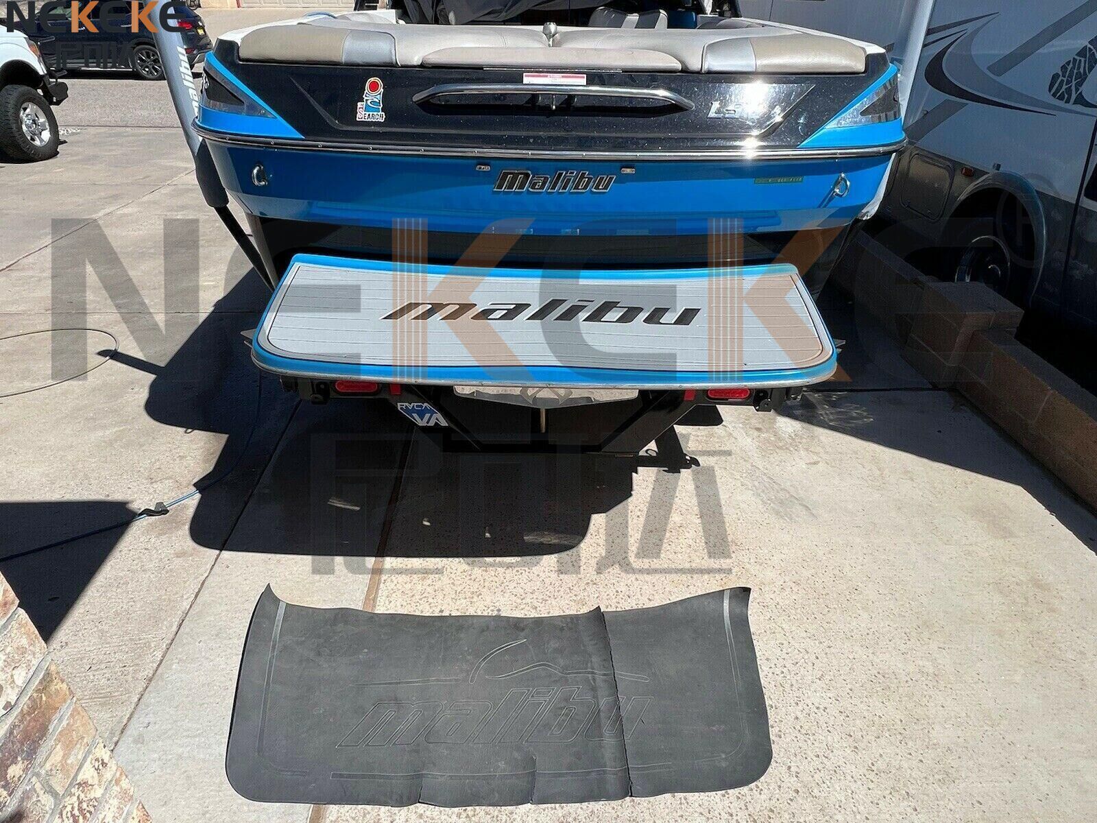 Malibu 23 LSV 2006-2009 Swim Platform EVA Faux Teak Deck Mat Marine Flooring Pad