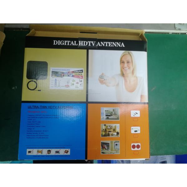 Внутренняя телевизионная антенна 50 миль Усиленный HD цифровой адаптер с IEC соединителем 30g вес