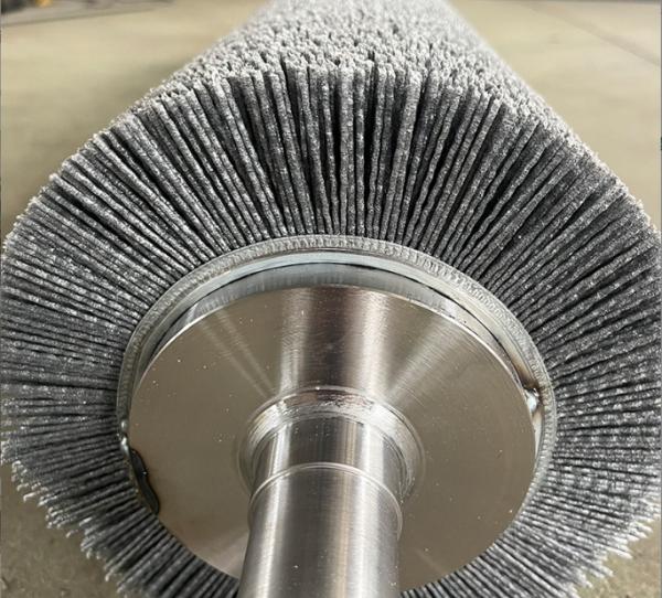Brosses à roues de nylon abrasives sur mesure pour l'industrie