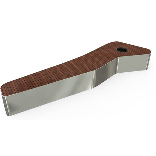 EN840 место Суда плантатора нержавеющей стали сертификата 140cm деревянное