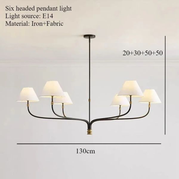Retro Balcony Rural Bedroom Bedside Study Fabric Lampshade Collins Wall Light(WH-OR-261)