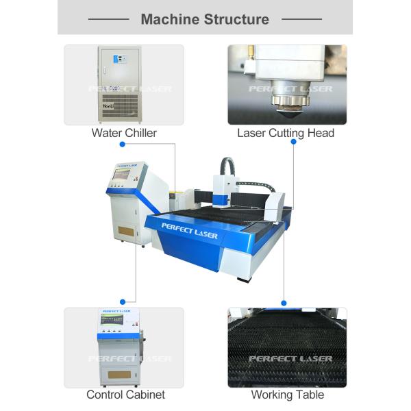 Large Area 2000W CNC Laser Cutting Machine Blue For Sheet Metal Stainless Copper Aluminum