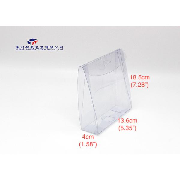 Premium PVC Clear Plastic Box Packaging Top Lock Lid 5.35