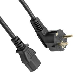 EU 3ピン電源ケーブル H05VV-F 2*0.75MM2 銅線タイプ 高耐久性工業用途向け