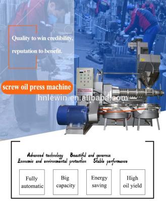 Máquina grande da imprensa de óleo do parafuso da capacidade do rendimento alto do óleo com Preformance alto