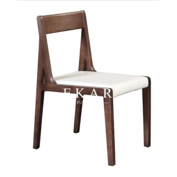 Nordic Design Wooden Solid Wood Hemp Rope Rattan Dining Chair