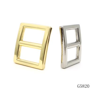 Gold Plated Metal Square Buckle 16mm 19mm 26mm 32mm Adjustable Strap Buckles
