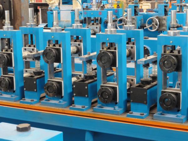 Diameter 114mm ST37 ST52 Steel Tube Production Line Easy To Operate