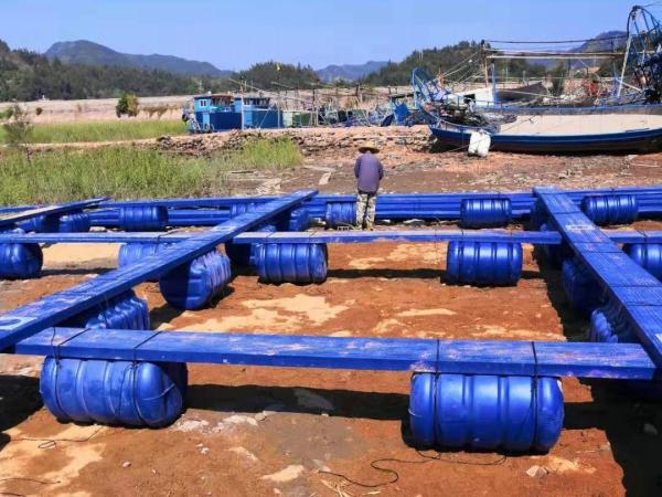 High Buoyancy Square Pontoon Floating Cage Hassle Free Assembly And Disassembly