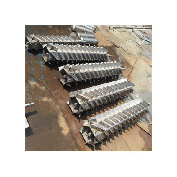 POM PVC Extruder Screws And Barrels PE Hard Scrap 125mm*170mm*2900mm Size