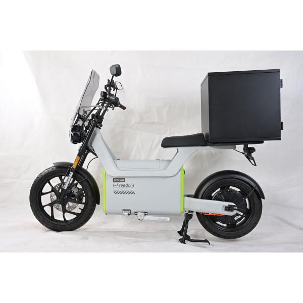 72V 38Ah Delivery e-Motorcycle with Battery Pack and Smart Type Sensor 3000W Mid Motor