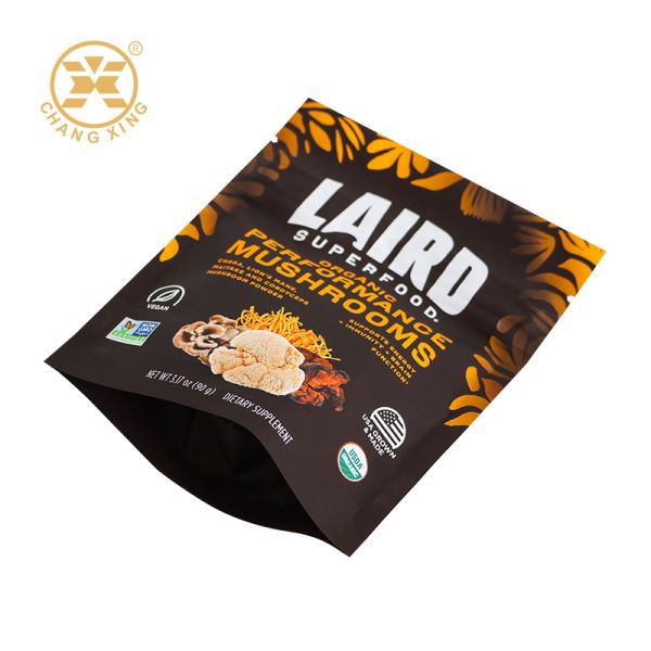 Custom Moisture-Proof Stand Up Pouch Coffee Powder Packaging Bag Plastic Protein Powder Bag Zipper Coffee Bags