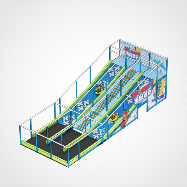 Toboggan de terrain de jeu commercial pour neige sèche pour enfants et adultes