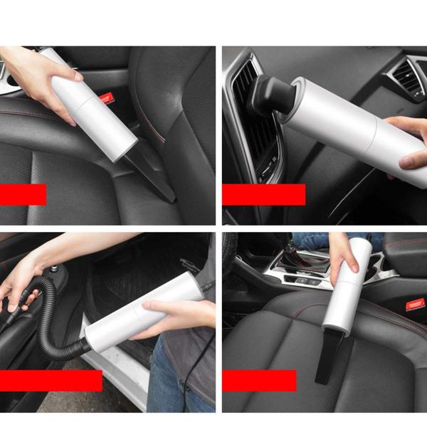 Long Mouth Connector Auto Handheld Car Vacuum Cleaner Headless 2600mAh