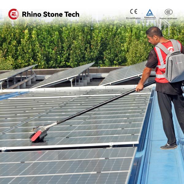 Dust Remove Solar Panel Cleaning Rotating Brush 3.6m 5.4m 7.5m Dry Cleaner Equipment