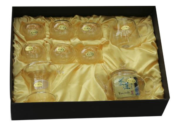 Handmade Glass Tea Infusion Set Gift Box Cups Capacity 50ml OEM ODM Service