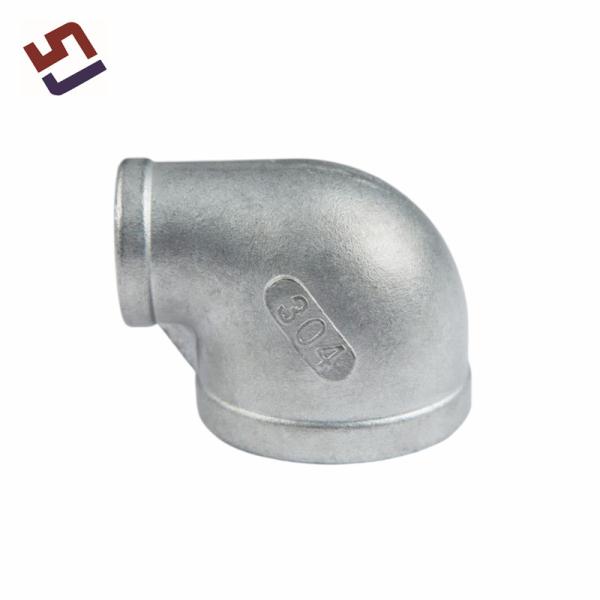 Customized Factory Custom High Precision Stainless Steel 90 Degree Elbow Industrial Pipe Fitting