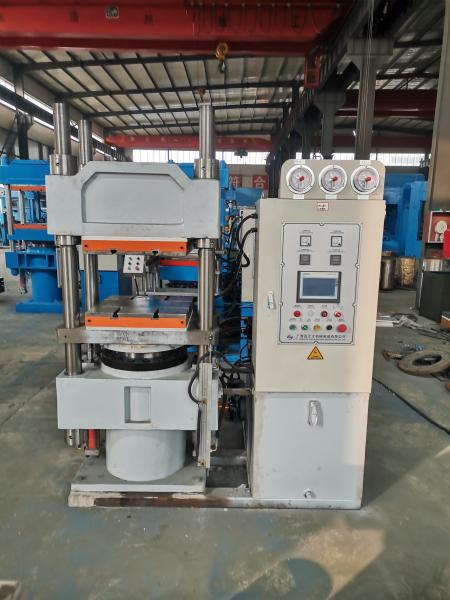 220v Voltage Hydraulic Press for Rubber Vulcanization Machine 600*600 mm Plate Size
