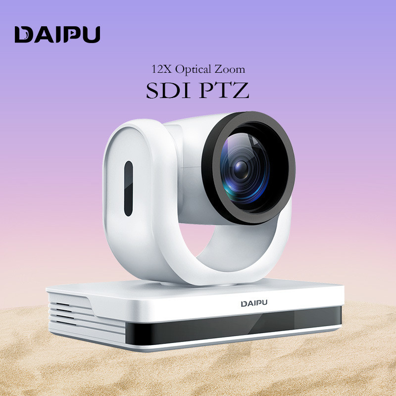 PTC-12S PoE HD-MI 3G-SDI USB 1080P60 HD IP Broadcasting PTZ Camera for Live Streaming