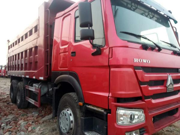 Popular Used Dump Trucks / 6x4 Dump Truck With HOWO Engine Euro III Emission Standard