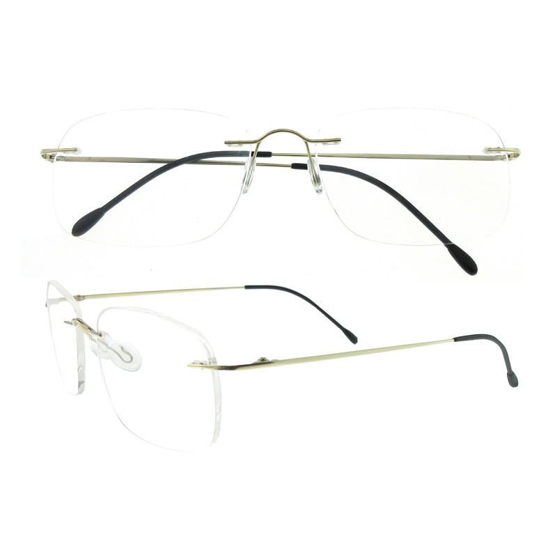 рамки Rimless титана 140mm оптически для стекел чтения людей
