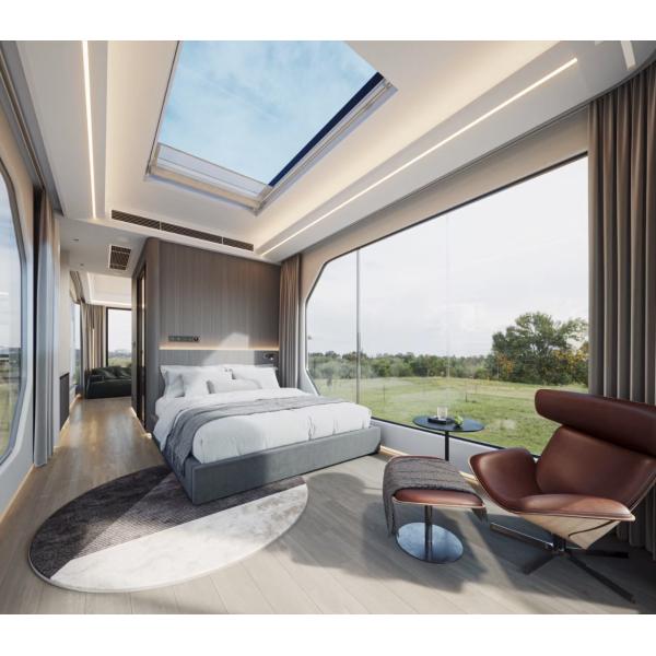 Easily Assembled Luxury Camping Space Capsule Prefab Cabin for Tourism Mobile Homestay