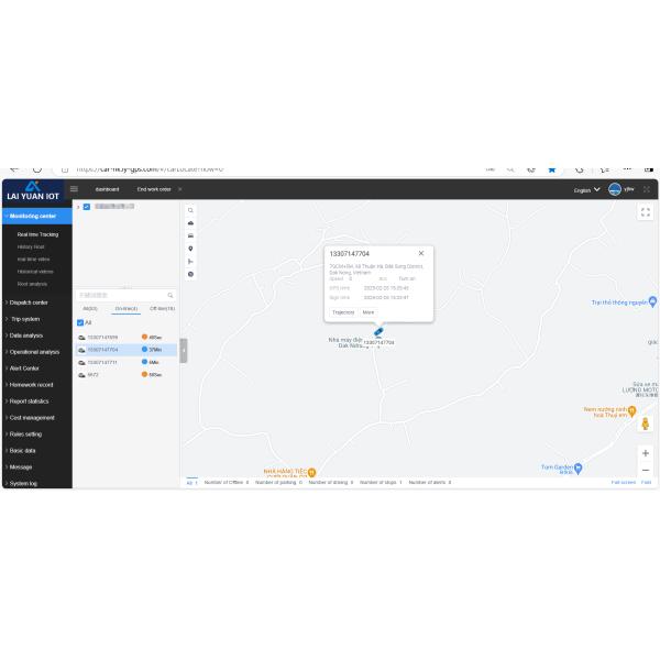 Wireless Live Vehicle GPS System Single Camera 4G Car Tracker Wide Angle Video