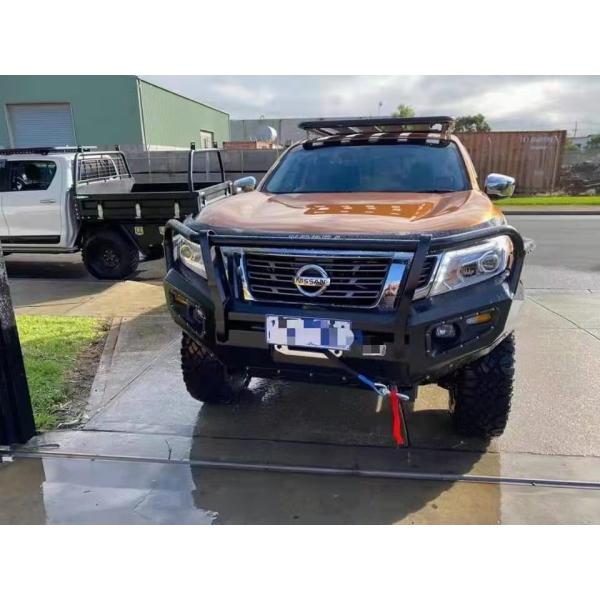 Navara NP300 Steel Front NISSAN Bull Bar Q235 4x4 Textured Finished