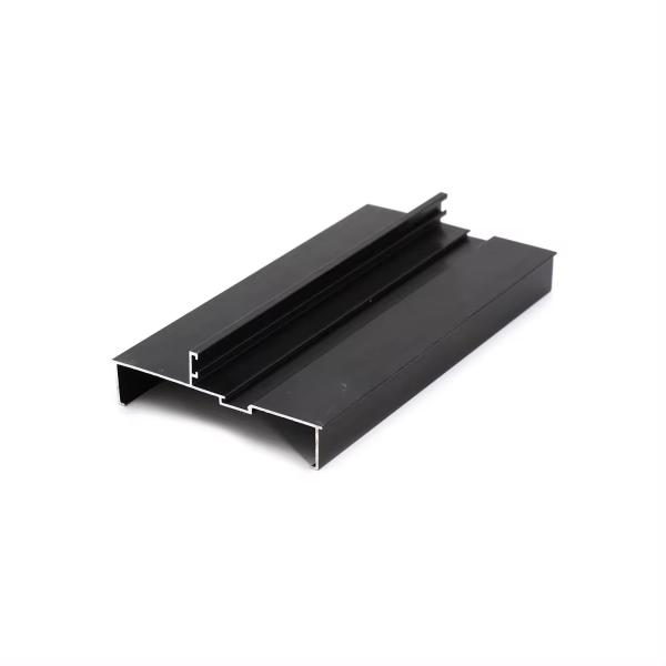 Silver Aluminum Profiles with Customized Width and Wood Grain Painting