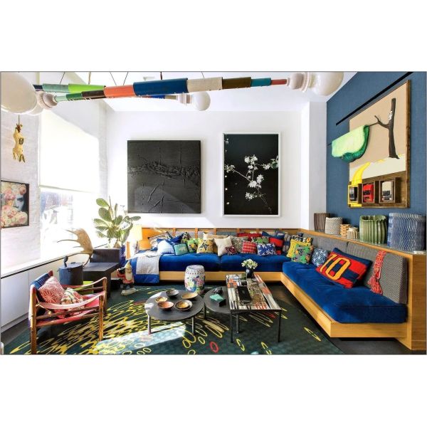 OEM/ODM Customized Furniture Chinlon Velvet Apartment Furniture Customized Solid Wood Furniture