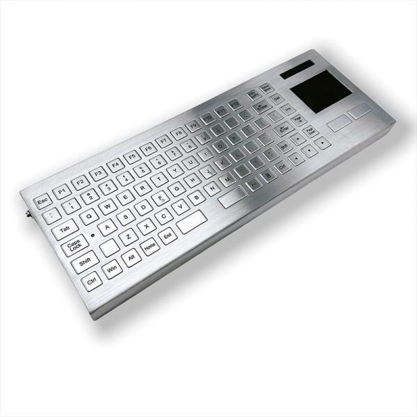 2.4G Industrial Wireless Keyboard Stainless Steel SUS304 Violence Resist Explosionproof