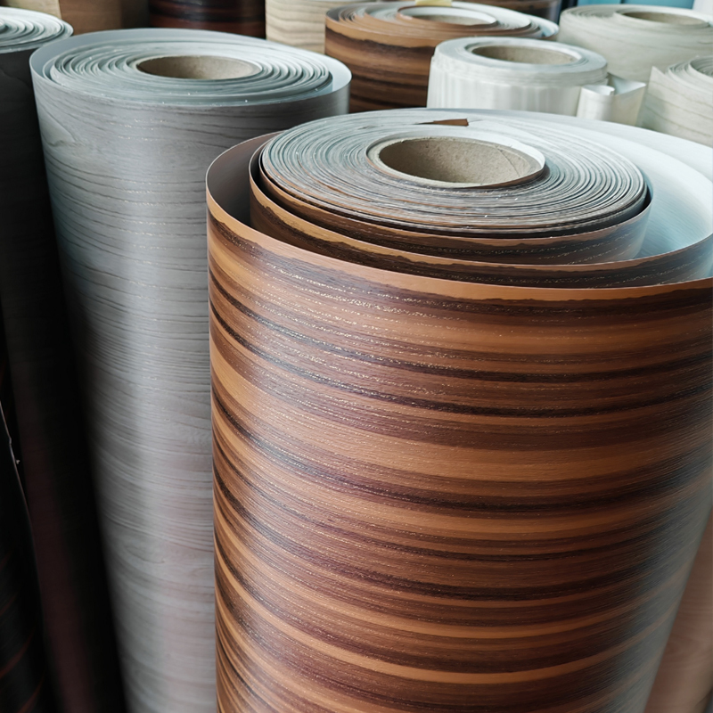 Gold Metallic Wood Grain Film | Self-Adhesive PVC Architectural Vinyl Wrap