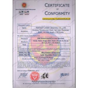 Perfect Laser (Wuhan) Co.,Ltd. Certificaciones