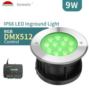 Свет земли СИД СИД подводный светлый SS316L 380LM SMD3535 DMX512 водоустойчивый