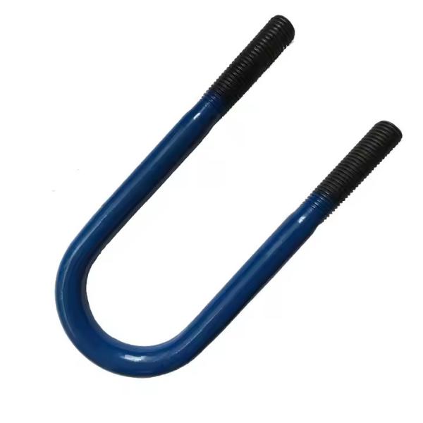 Color de electroplataje Clampada de tubería tipo U de zinc Clampada U de plomería Negro