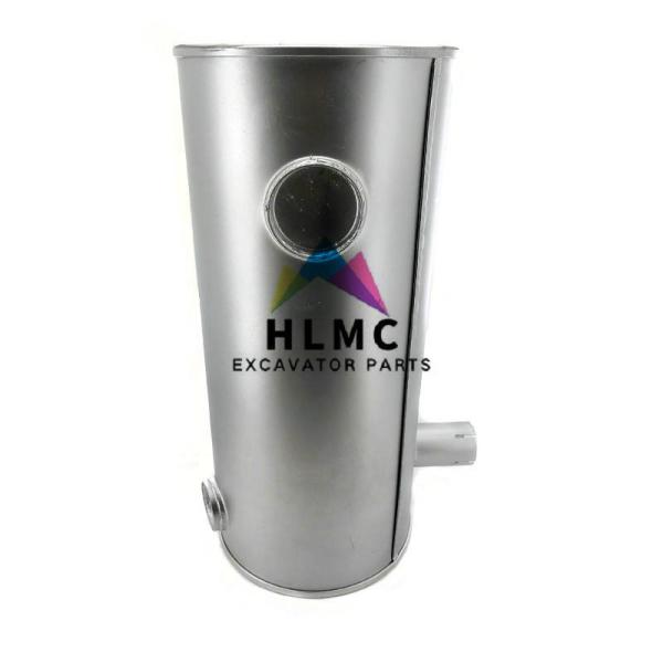 287-0218 Excavator Silencer Muffler E320D 90mm Tail Pipe D 280*320 H 645 IN 70 EX 90 Clamp 64.5