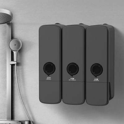 Modern ABS 3 Head Foam Soap Dispenser Wall Mounted For Foam Liquid And Spray Functions