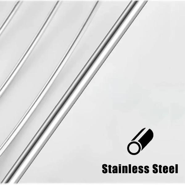 No Drilling Wall Mounted 304 Rustproof Stainless Steel Square Soap Dish Holder for Bathroom and Kitchen