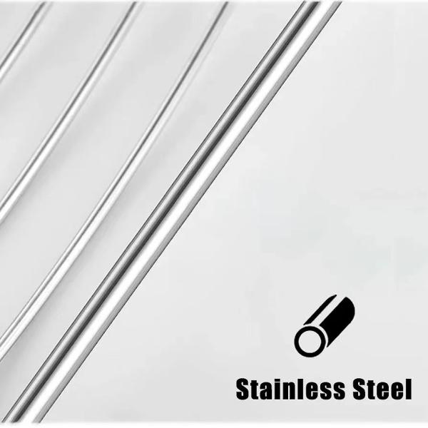 No Drilling Wall Mounted 304 Rustproof Stainless Steel Square Soap Dish Holder for Bathroom and Kitchen