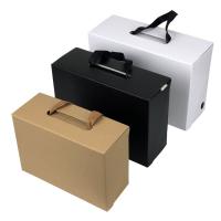 Vêtements ondulés rose noir Emballage d'expédition avec logo de conception Boîte de messagerie pour chaussures