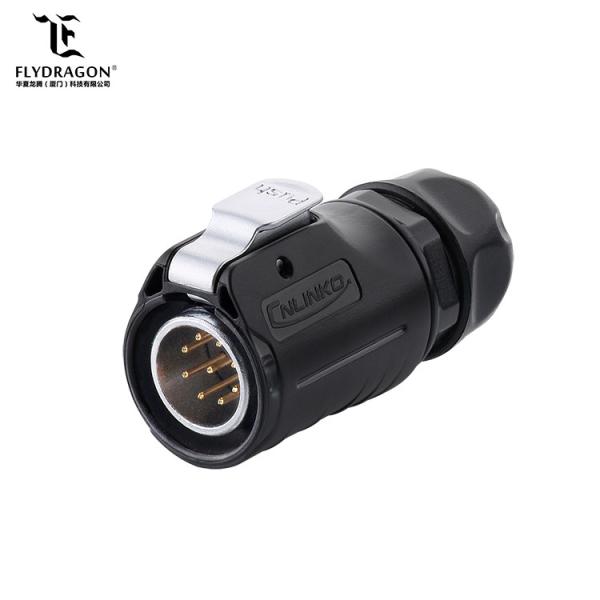 Patent Product IP67 DC AC 5A 400V Power Bulkhead 9 Pin Male Female Connector Waterproof Connectors Led  Junction Box