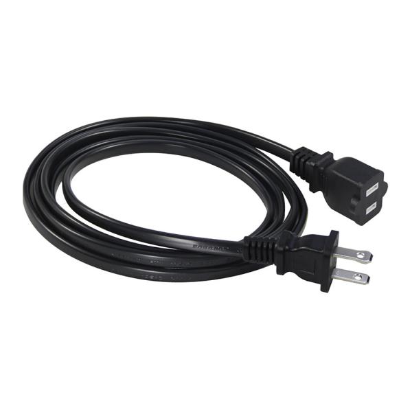 NEMA 1-15P à NEMA 1-15R 0.8M câble d'extension de courant alternatif